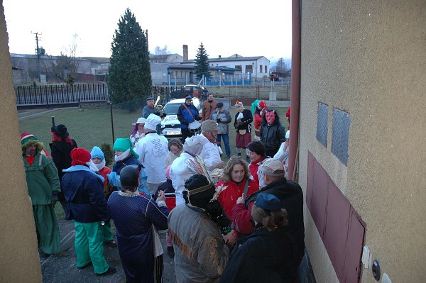 Masopustní průvod obcí 2008